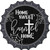 Home Sweet Haunted Home Novelty Metal Bottle Cap Sign