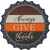 Always Give Thanks Novelty Metal Bottle Cap Sign