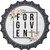 Forgiven with Cross Novelty Metal Bottle Cap Sign