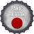 Panic Button Novelty Metal Bottle Cap Sign