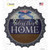 Bless This Home Bow Wreath Novelty Bottle Cap Sticker Decal