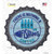 Beer And Fishing Cant Fix Novelty Bottle Cap Sticker Decal