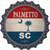 Palmetto SC Flag Novelty Bottle Cap Sticker Decal