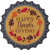 Happy Thanksgiving Novelty Bottle Cap Sticker Decal