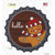 Gingerbread Man Says Hello Novelty Bottle Cap Sticker Decal