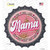 Loved Mama Novelty Bottle Cap Sticker Decal