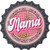 Loved Mama Novelty Bottle Cap Sticker Decal