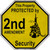 Protected By 2nd Amendment Security Novelty Metal Octagon Sign