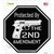 Protected By The 2nd Amendment Gun Novelty Octagon Sticker Decal
