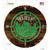 Sasquatch Compass Believe Novelty Circle Sticker Decal