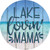 Lake Lovin Mama Novelty Circle Sticker Decal