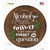 Forget The Question Novelty Circle Sticker Decal