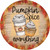 Pumpkin Spice Nice Novelty Circle Sticker Decal