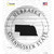 Nebraska Cornhusker State Novelty Circle Sticker Decal
