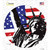 Lady Liberty Novelty Circle Sticker Decal