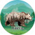 Wild One Bear Novelty Circle Sticker Decal