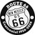 New Mexico Route 66 Centennial Novelty Circle Sticker Decal