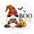 Boo Yall Spooky Gnome Novelty Circle Sticker Decal