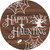 Happy Haunting Novelty Circle Sticker Decal