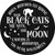 The Moon Whispers Tis Near Halloween Novelty Circle Sticker Decal