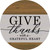 Give Thanks With A Grateful Heart Novelty Circle Sticker Decal