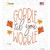 Gobble Til You Wobble Novelty Circle Sticker Decal