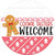 Cookie Tasters Welcome Novelty Circle Sticker Decal