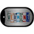 Vermont License Plate Art Novelty Metal Dog Tag Necklace