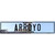 Arroyo Puerto Rico Novelty Metal European License Plate