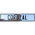Corozal Puerto Rico Novelty Metal European License Plate
