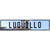 Luquillo Puerto Rico Novelty Metal European License Plate