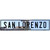 San Lorenzo Puerto Rico Novelty Metal European License Plate