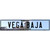 Vega Baja Puerto Rico Novelty Metal European License Plate