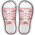 Crown Pink Glitter Novelty Metal Shoe Outlines (Set of 2)