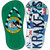 WA Flag|Krakens Strip Art Novelty Metal Flip Flops (Set of 2)