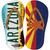 Arizona|AZ Flag Novelty Flip Flops Sticker Decal