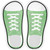 Lime Green Glitter Novelty Shoe Outlines Sticker Decal