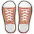 Lime Green|Pink Pattern Novelty Shoe Outlines Sticker Decal