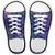 Purple Scales Novelty Shoe Outlines Sticker Decal