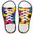 Colored Sunflowers Novelty Shoe Outlines Sticker Decal