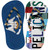 LA Flag|Pelicans Strip Art Novelty Flip Flops Sticker Decal