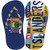 NY Flag|Islanders Strip Art Novelty Flip Flops Sticker Decal