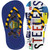PA Flag|Steelers Strip Art Novelty Flip Flops Sticker Decal