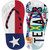 TX Flag|Texans Strip Art Novelty Flip Flops Sticker Decal