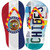 MO Flag|Chiefs Strip Art Novelty Flip Flops Sticker Decal