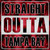 Straight Outta Tampa Bay Novelty Metal Square Sign