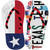 TX Flag|Texas Tech Strip Art Novelty Flip Flops Sticker Decal