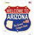 Arizona Established Novelty Highway Shield Sticker Decal