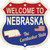 Nebraska Established Novelty Highway Shield Sticker Decal