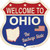 Ohio Established Novelty Highway Shield Sticker Decal